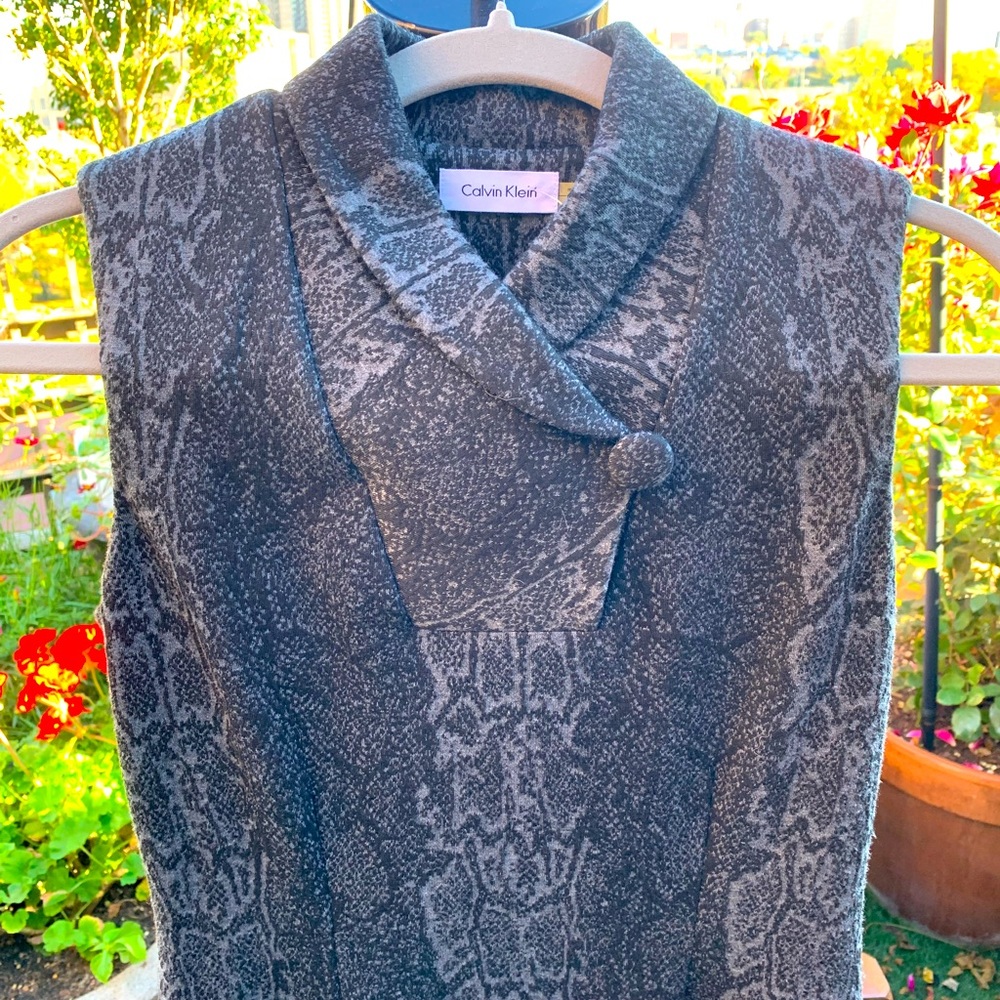 NWT Women CK dress Snakeskin print